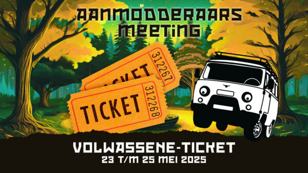 Ticket volwassene Aanmodderaars-meeting 2025