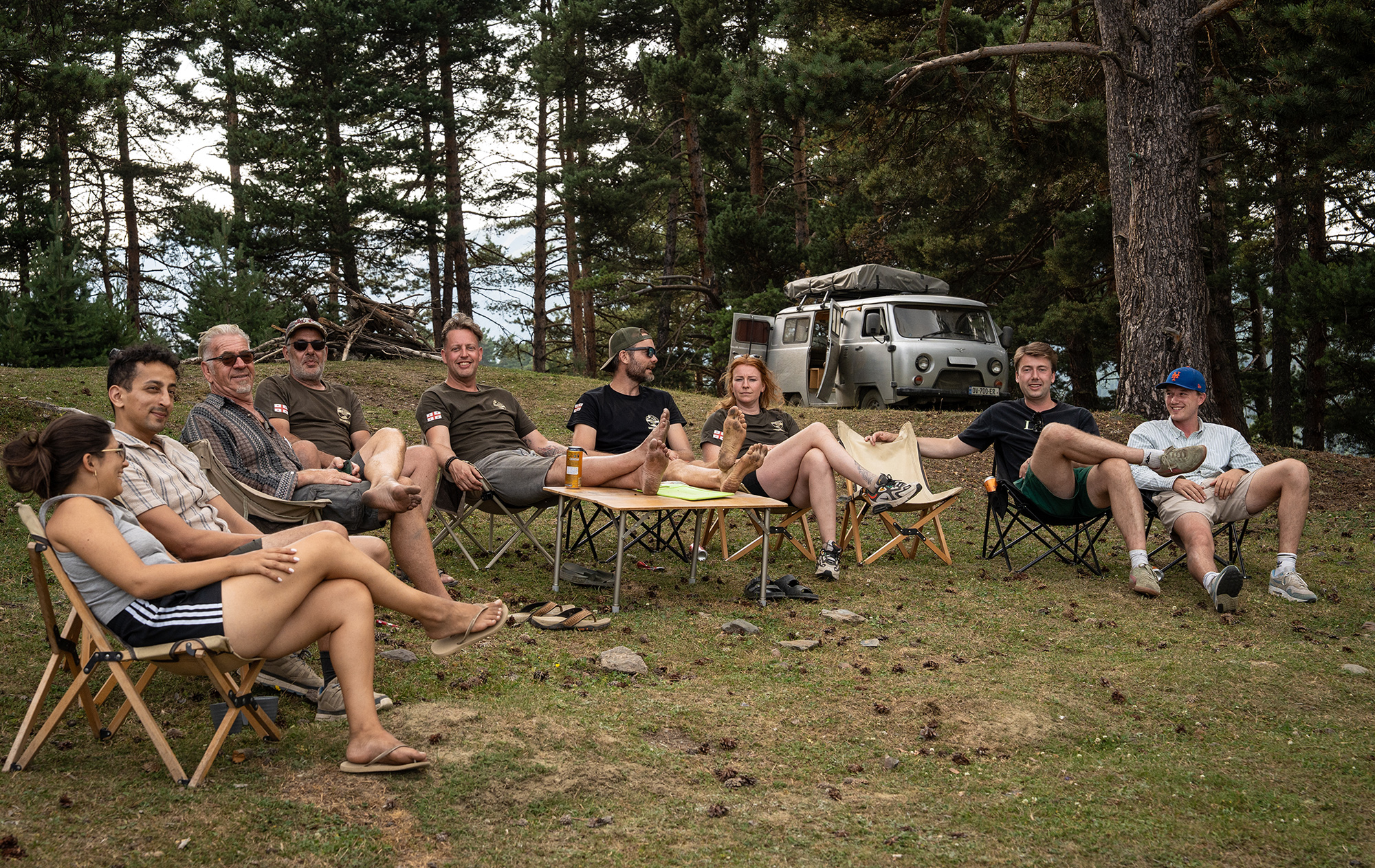 Groepsreis in Georgië met de UAZ Bukhanka met Lost Tracks