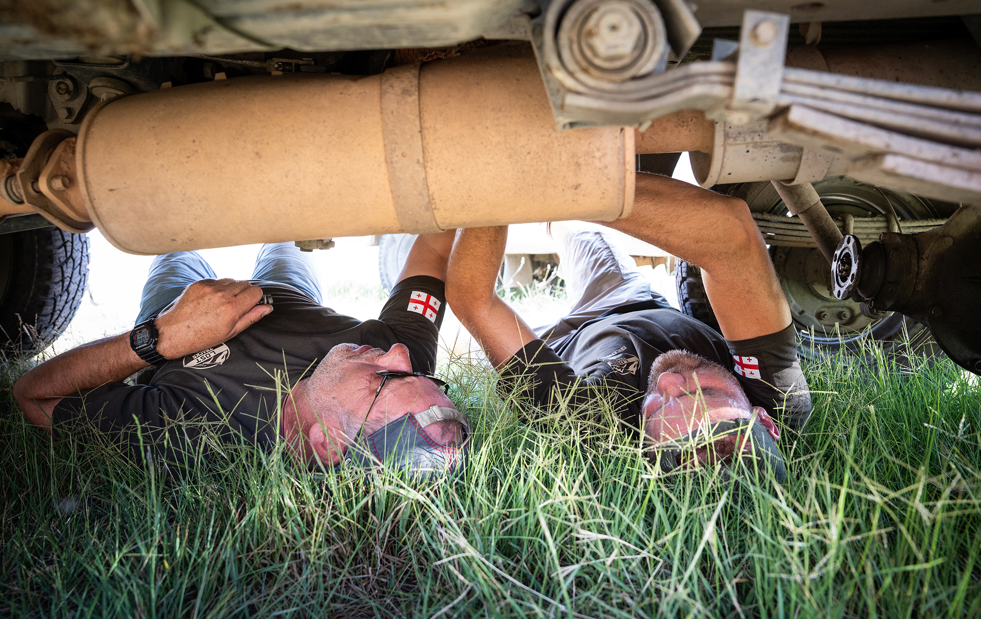 Groepsreis in Georgië met de UAZ Bukhanka met Lost Tracks