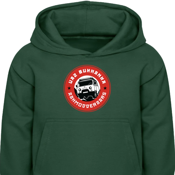 hoodie voor kinderen van de uaz bukhanka aanmodderaars