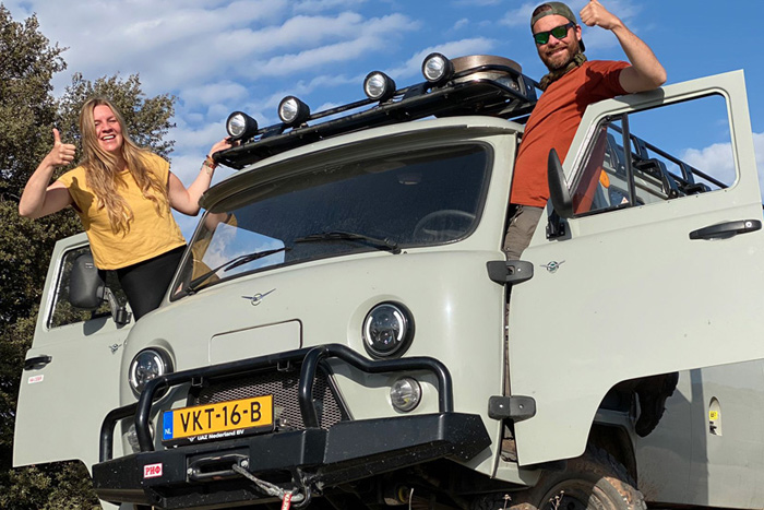 Aanmodderaars Suus en Rob